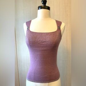 Women’s Bandolino Sleeveless Stretchy Top Purple Size Small